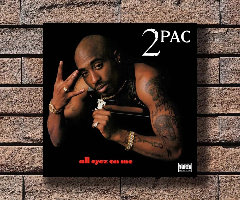 Y808 Tupac Shakur 2Pac all eyez on me музыкальный Рэппер Star Hot художественный плакат на холсте