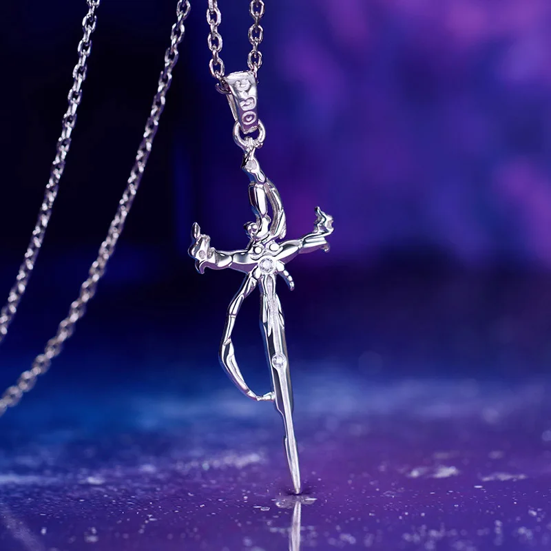 Anime K Project Cross Necklace Isana Yashiro Costume Accessory Women 925 Silver Jewelry Gifts For Men Sweater Pendant | Украшения и