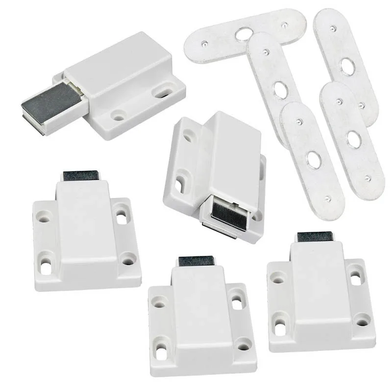 5 шт. магнитный дверной переключатель для стеклянной двери один пресс квадратный