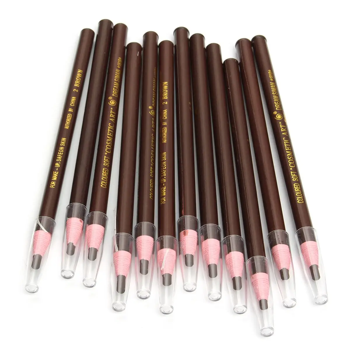 Хит 12 шт./компл. карандаш для бровей макияж тени ручка косметический