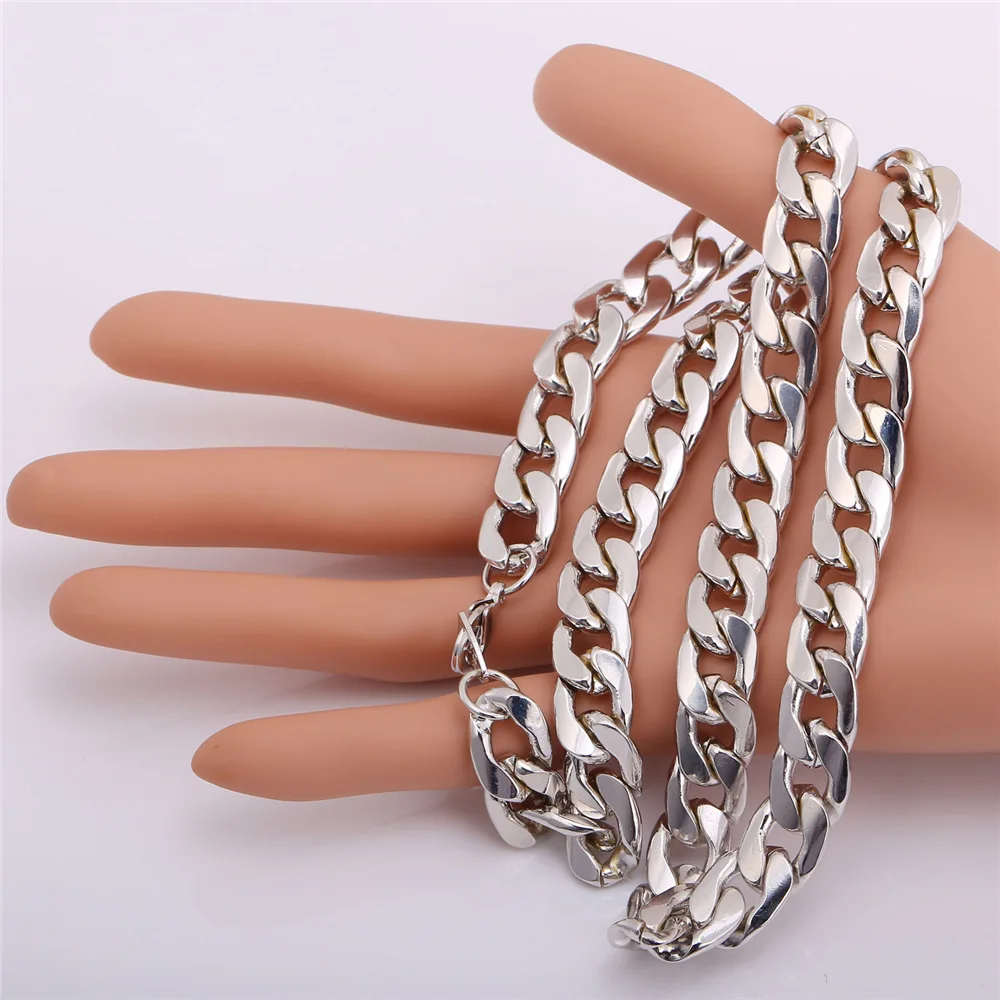 Ожерелье Collare большая цепь столбик для мужчин оптовая продажа золото/розовое