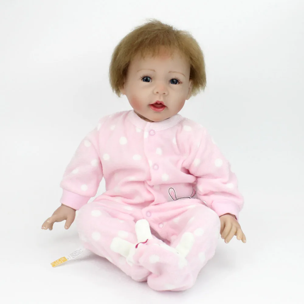 NPKDOLL куклы ручной работы 55 см реалистичные мягкие силиконовые виниловые Детские куклы BeBe Reborn brinquedos Для коллекции