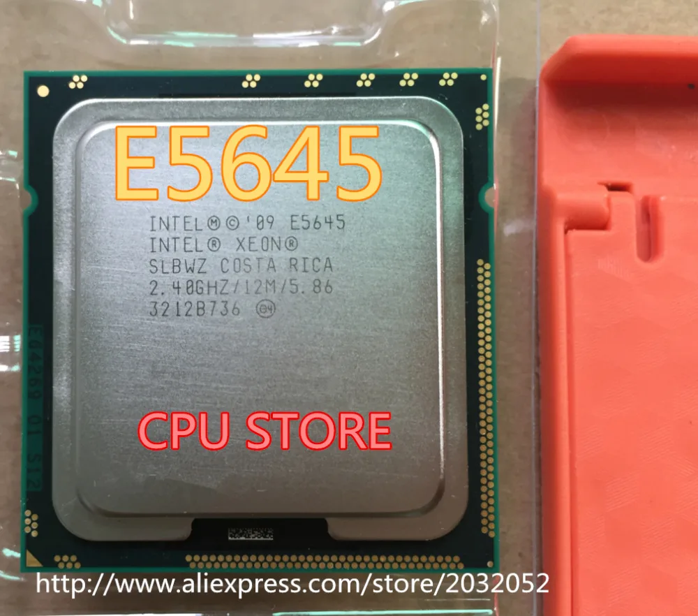 Процессор Intel Xeon E5645 12M/Cache/2 4 ГГц/5 86 GT/s QPI)LGA1366 настольный процессор e5645|intel xeon