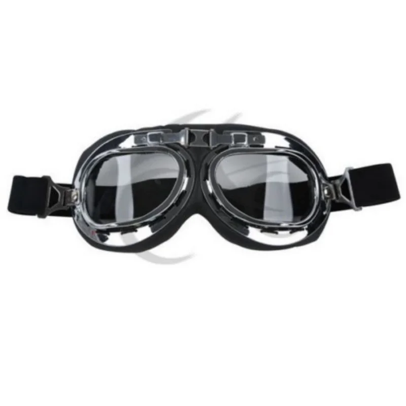 Новый немецкий кожаный винтажный мотоциклетный шлем с открытым лицом в ретро