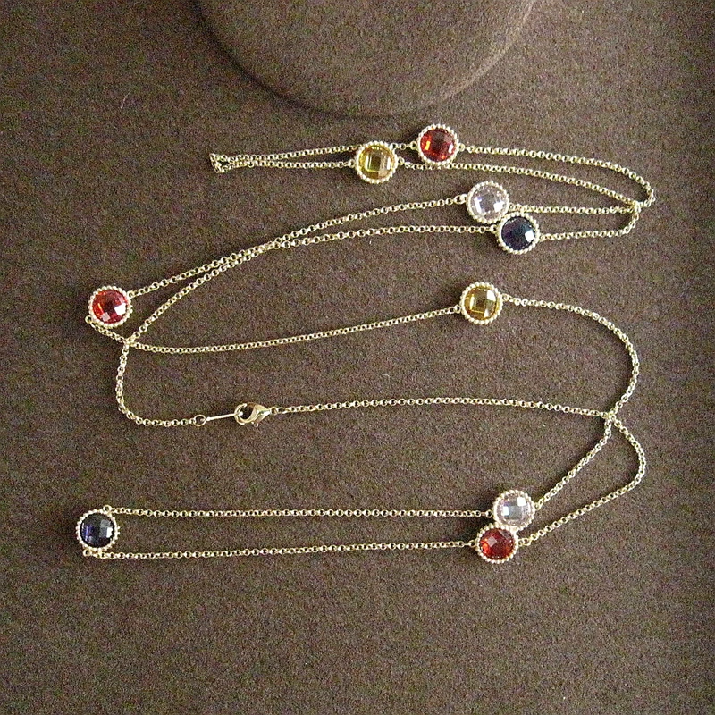 Модное классическое ожерелье из цветного камня с фианитом ААА украшения для