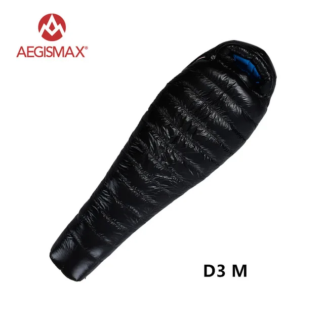 AEGISMAX, новинка, 650FP, утиный пух, спальный мешок, для улицы, кемпинга, Сверхлегкий, для мамы, для взрослых, комбинированный, зимний спальный мешок - Цвет: D3 M