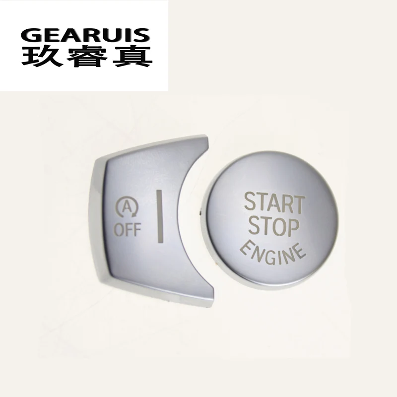 Стайлинг автомобиля пусковые кнопки остановки двигателя блестки Чехлы наклейки