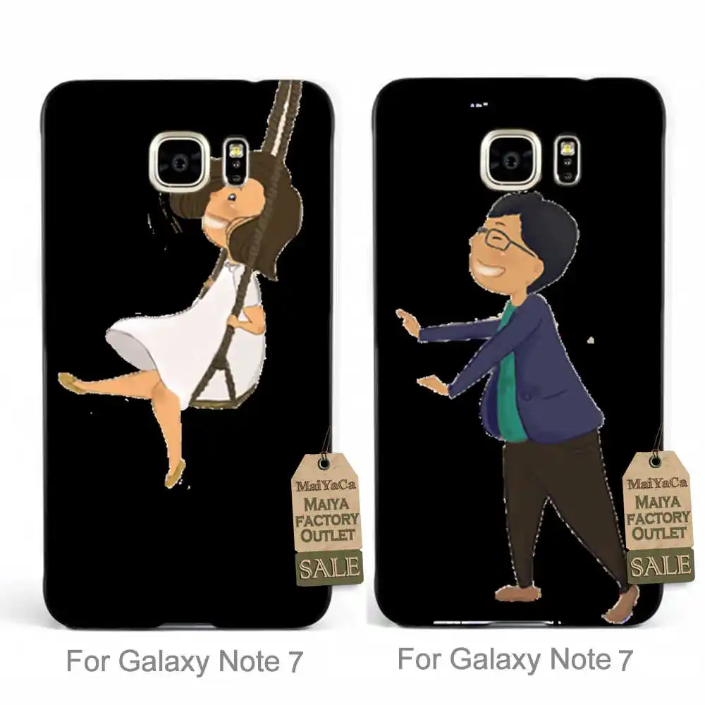 Ультра Тонкий Мультфильм Pattern пара Жесткий Назад телефон случае BFF Телефон