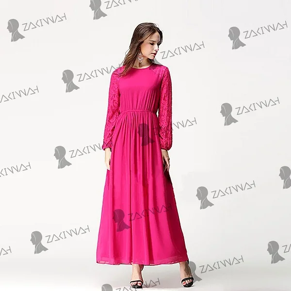 Rose red A009 S Женская ropa musulman дамы и длинные рукава паранджи мусульманское платье Абая Исламская одежда, Дубай мусульманских мусульманское одеяние мусульмане - Цвет: Rose red
