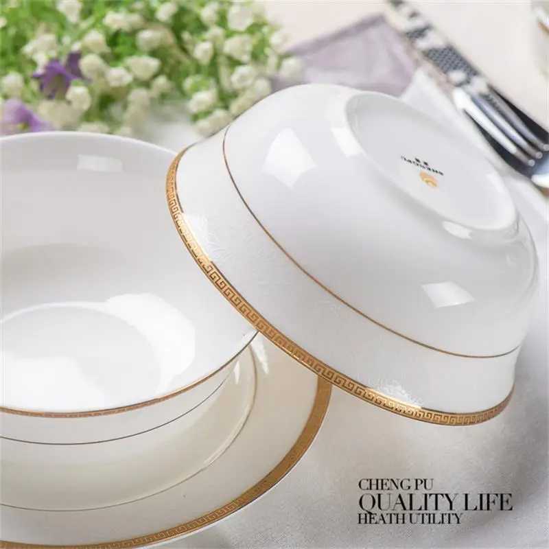 6 дюймов большая миска для смешивания из тонкого костяного фарфора стандартная