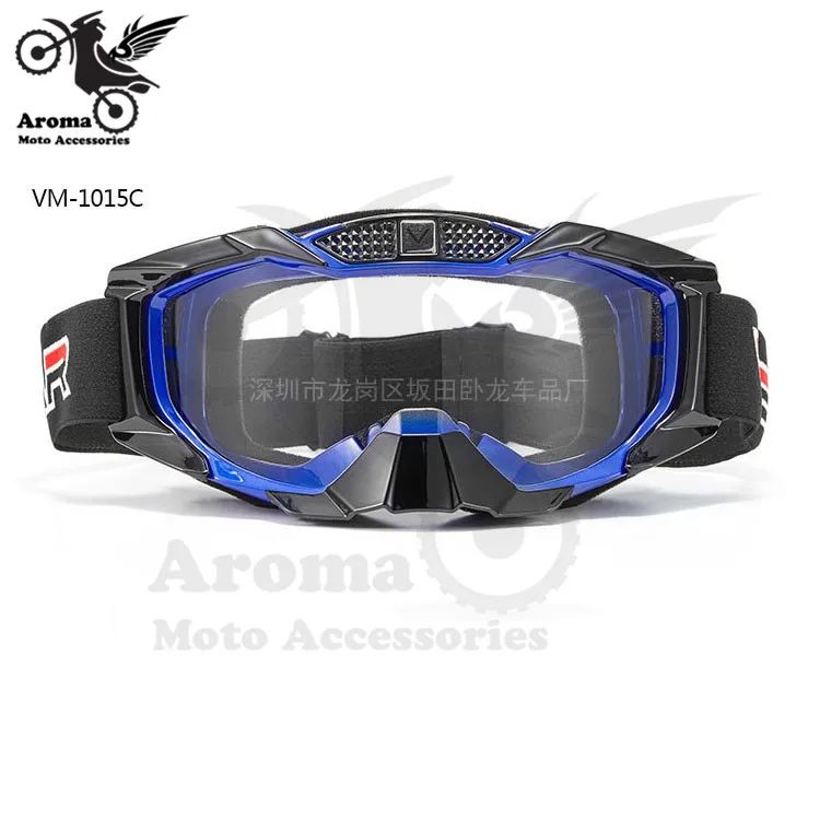 Красочные прозрачные линзы moto rbike защита глаз универсальные moto dirt pit bike внедорожные гонки rcycle очки для мотокросса