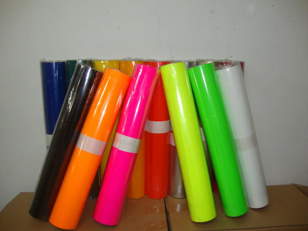 Виниловая пленка для термопечати (0 5*5 м) неоновая розовая 2 5 квадратных метра из