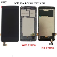 5 0 for lg k8 2017 display x240 lcd with frame touch screen mobile phone lcds digitizer assemble replecement parts