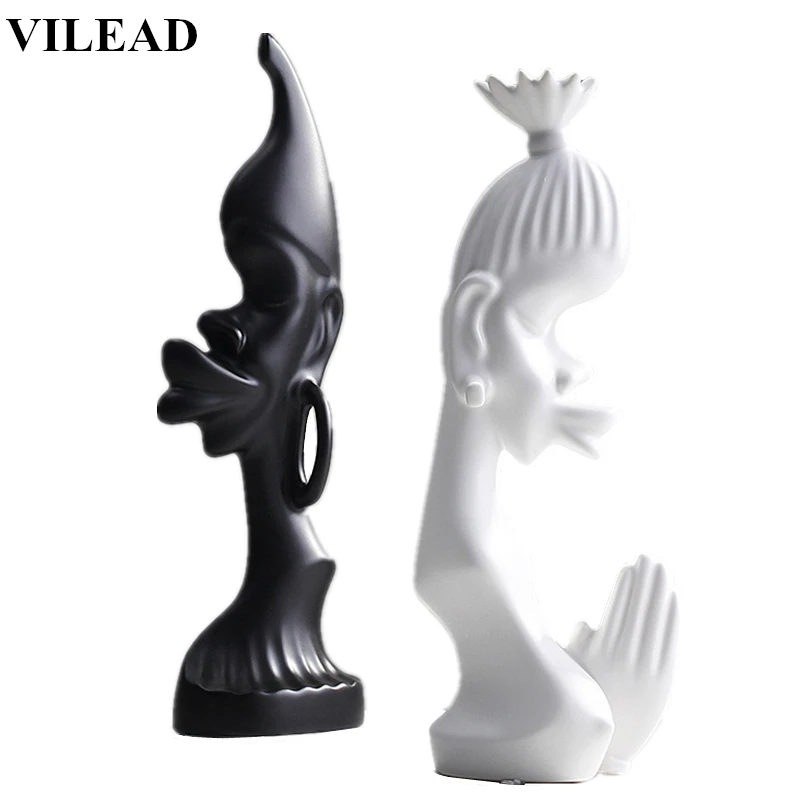 2 шт./компл. керамическая глазурь VILEAD абстрактные фигурки для мужчин и женщин