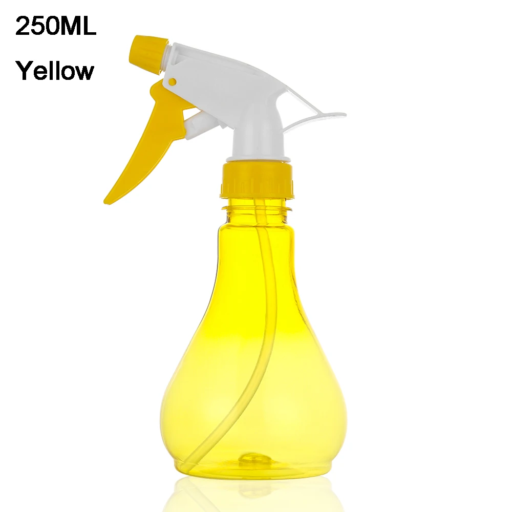 250ML yellow 250/500 мл два режима Портативный конфеты прозрачный тонкий туман сад полив растений спрей для волос опрыскиватель насос для увлажнения грима - Цвет: 250ML yellow
