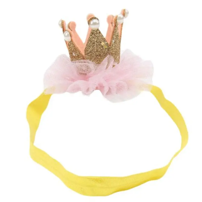 Повязка для волос девочек эластичная повязка на голову корона головной убор