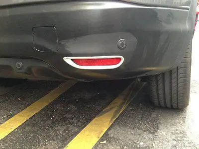

ABS хром задний противотуманный фонарь Крышка лампы отделка 2 шт для Nissan Qashqai 2014-2016
