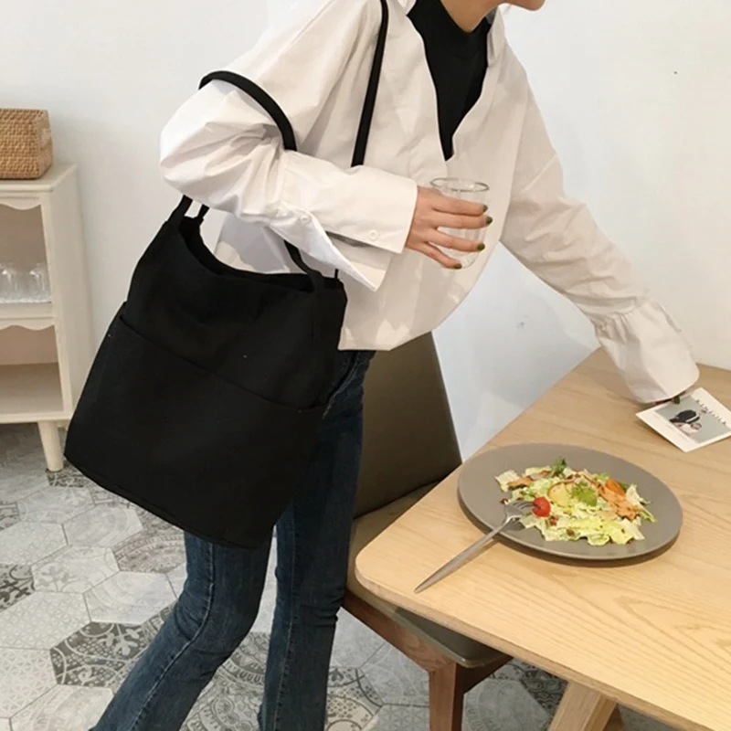 Повседневные сумки на плечо пляжные женские холщовые сумки-тоут большой емкости