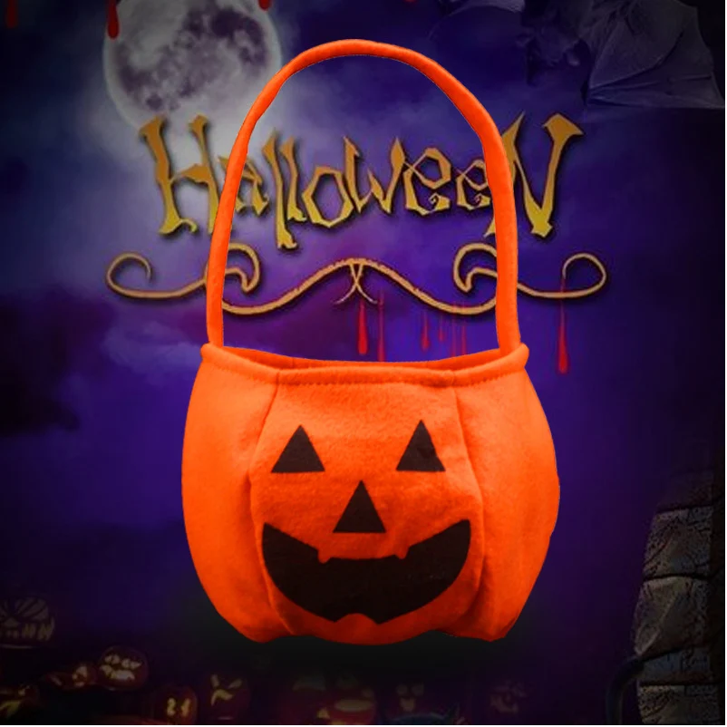 5 шт./лот тыквы мешок Хэллоуин реквизит нетканые сладкие конфеты Сумка
