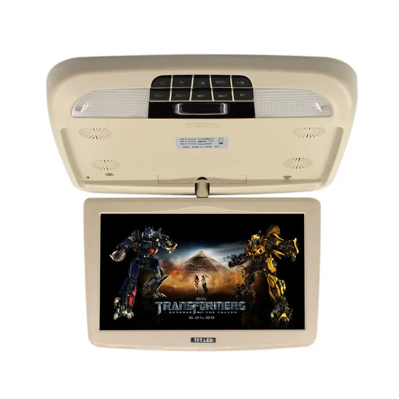 Автомобильный ЖК монитор с откидным TFT экраном 10 дюймов автомобильный креплением