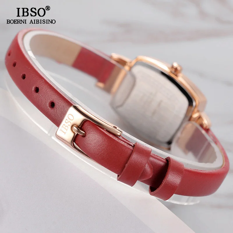 Часы наручные IBSO женские кварцевые брендовые Модные прямоугольные дизайнерские