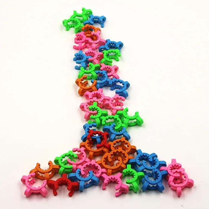 Пластиковый зажим для курительных труб лабораторный 10 мм 14 19 пластиковый замок