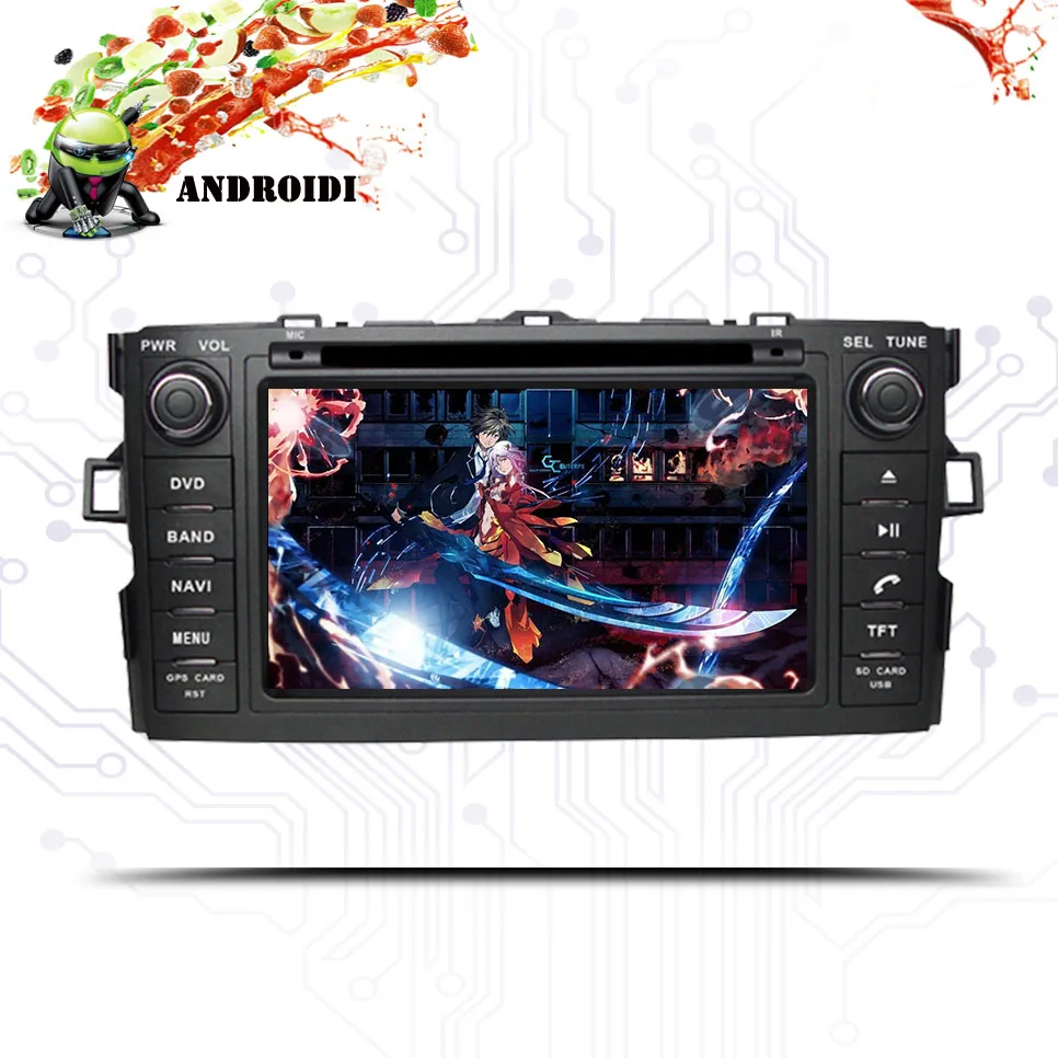 Android 10 04 + 64G 2 DIN Автомобильный мультимедийный плеер для TOYOTA AURIS Altis хэтчбек COROLLA 2012