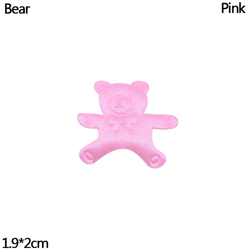 pink bear 100 шт розовый синий стол Конфетти Дети День рождения медведь следа соска разбрызгивает детский душ мальчик девочка украшение - Цвет: pink bear