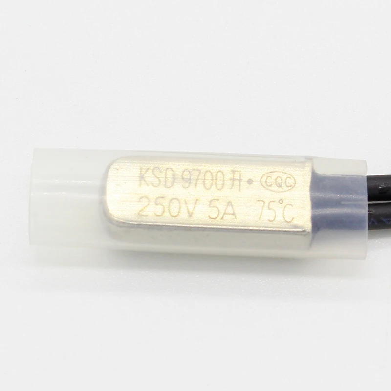 2 шт. KSD9700 250V 5A биметаллический дисковый Температура переключатель N/O термостат Термальность протектор 40~ 135 градусов по Цельсию