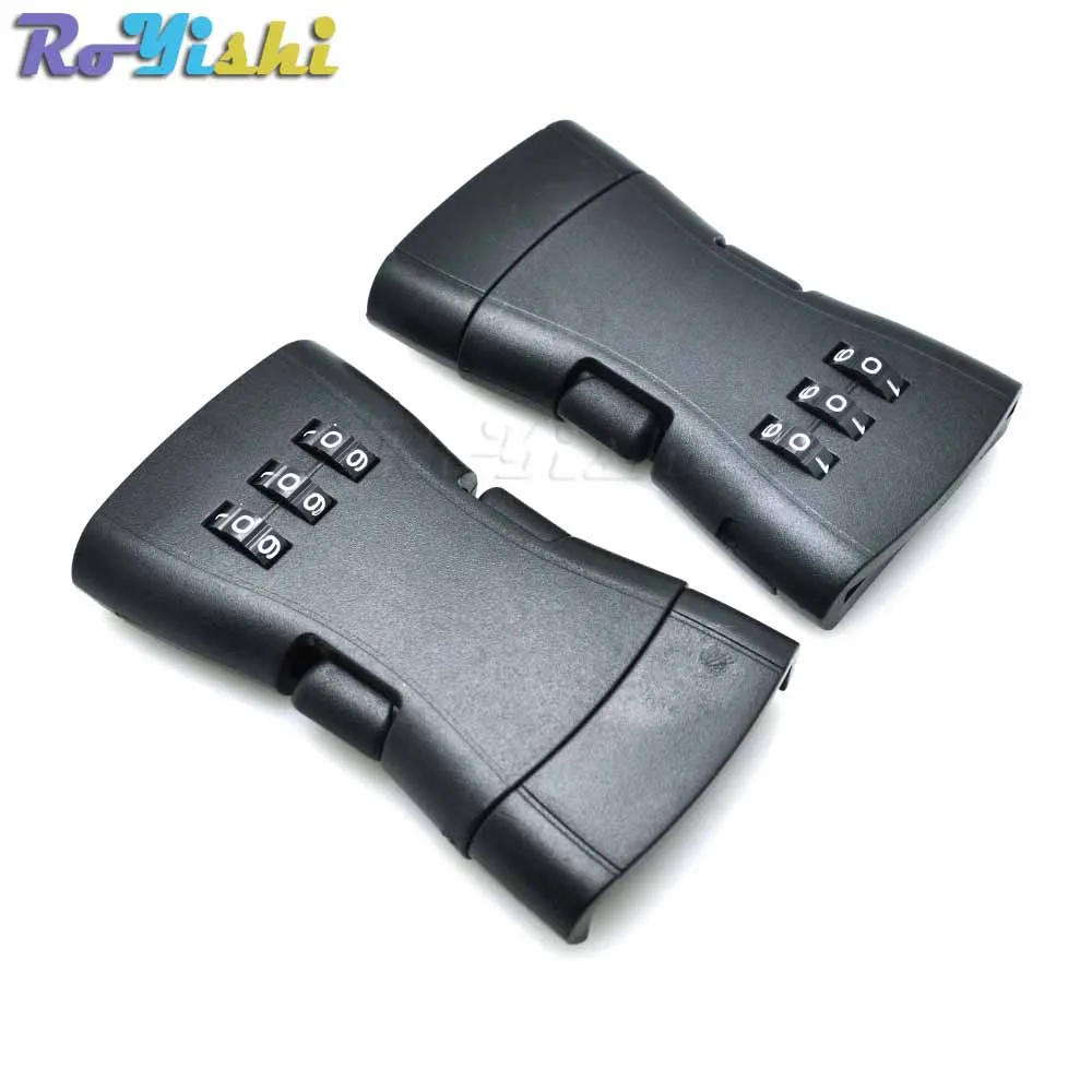 1 шт. пластиковая защелкивающаяся Пряжка для защиты паролей 49/64 дюйма чемоданов