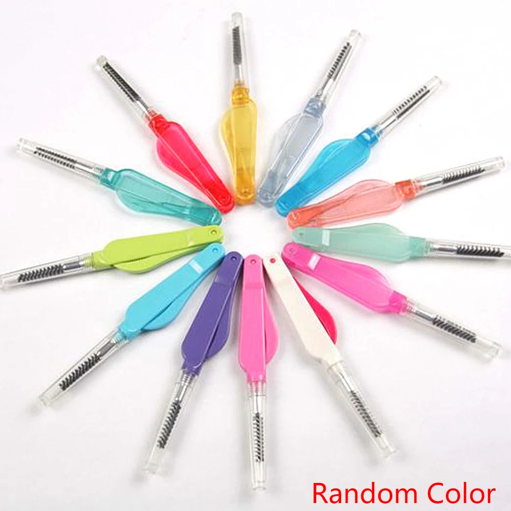 1 шт. горячая Распродажа щетка для бровей складная двойная насадка наращивания