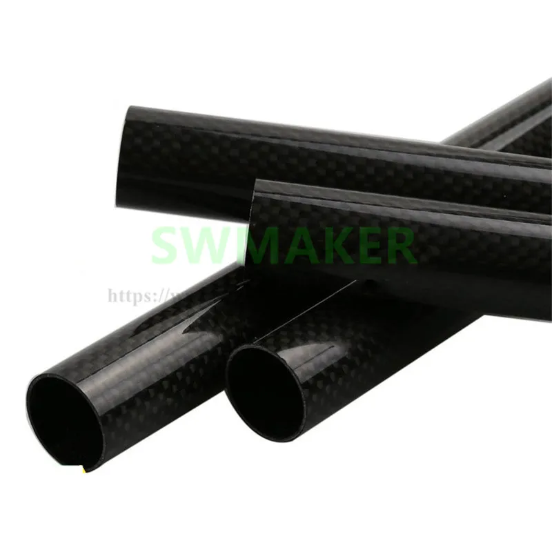 6 шт. карбоновая трубка Reprap Delta Kossel 180/300 мм 3K ID 4 OD комплект углеродных