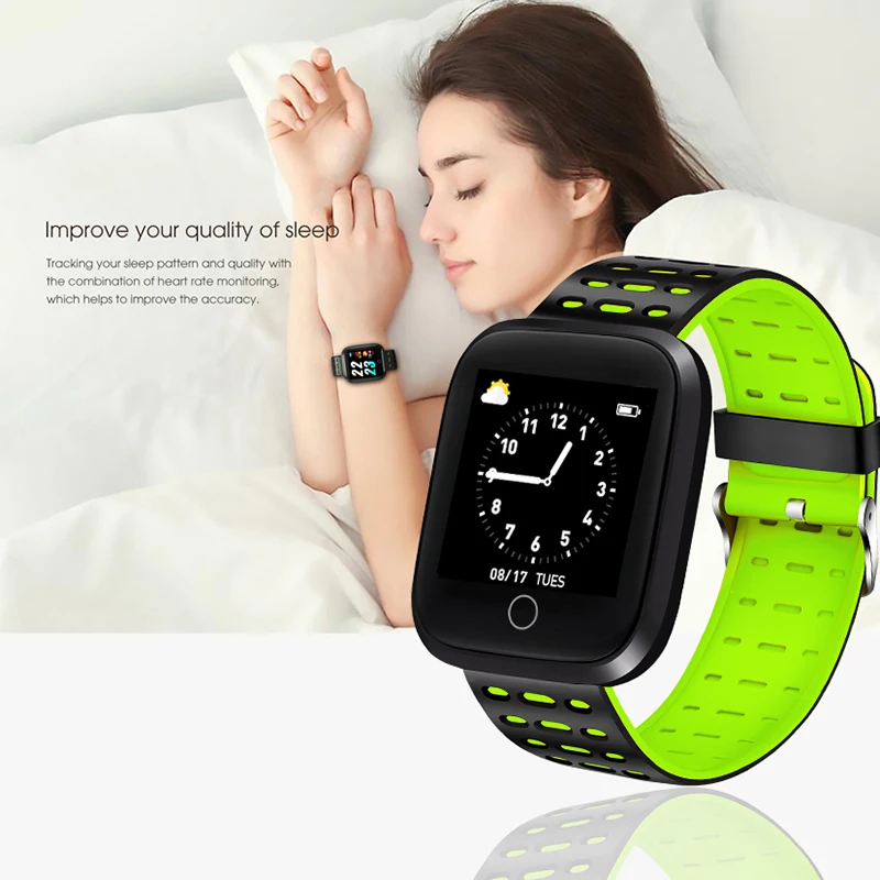LIGE новый фитнес-трекер часы умный Браслет мониторинг сердечного ритма