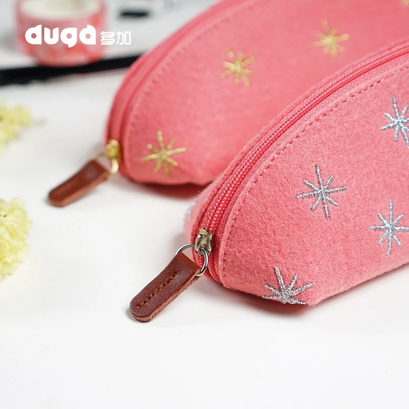 Фетровая сумка для карандашей тканевый пенал школьные и офисные принадлежности