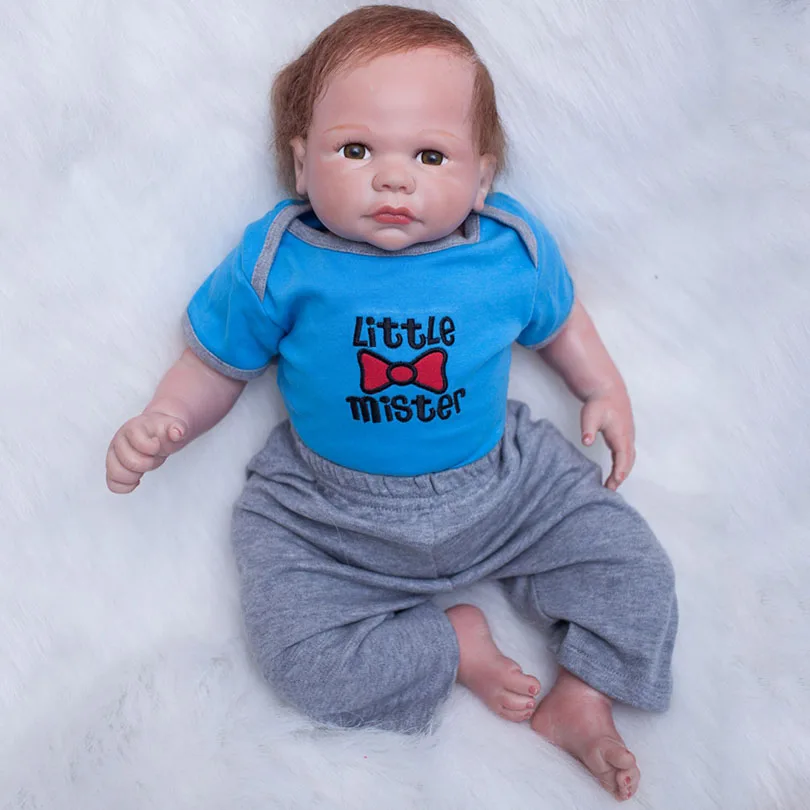 Кукла реборн из 2017 хлопка Милые силиконовые живые младенцы игрушки для мальчиков