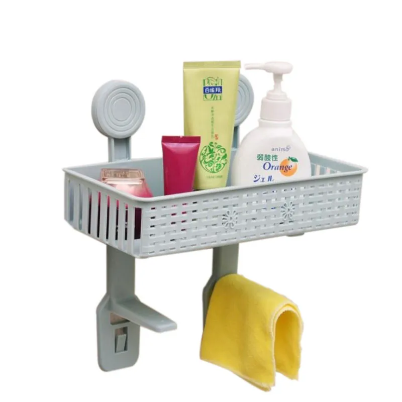 

CTREE Bathroom Storage Rack Strong Sucker Cosmetic Toilet Paper Storage Box For Closestool Organizer Bathroom Accessories C631