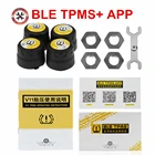 Автомобильный датчик давления в шинах, инструмент Bluetooth 4,0 с Android iOS BLE TPMS, универсальная внешняя сигнализация, датчик давления в шинах s