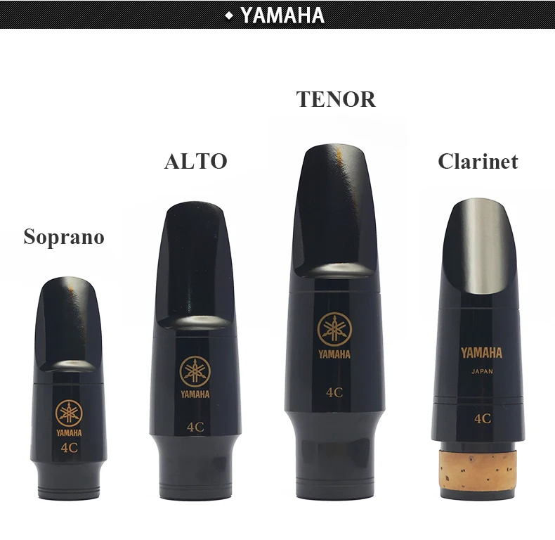 YAMAHA жесткий резиновый мундштук сопрано альт тенор саксофон кларнет мундштук