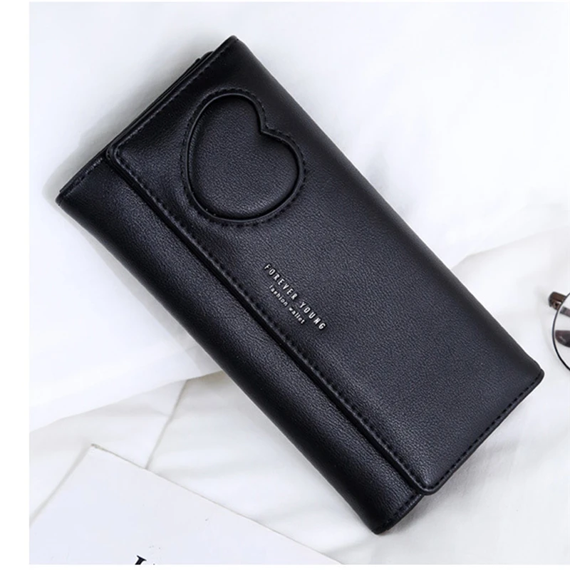 Модный Дамский кошелек тройного сложения сменный клатч новый женский длинный с