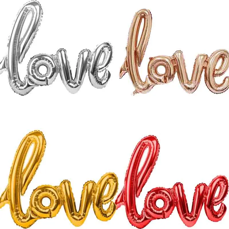 Любовь письмо фольги шар годовщина свадьба день рождения День Святого Валентина