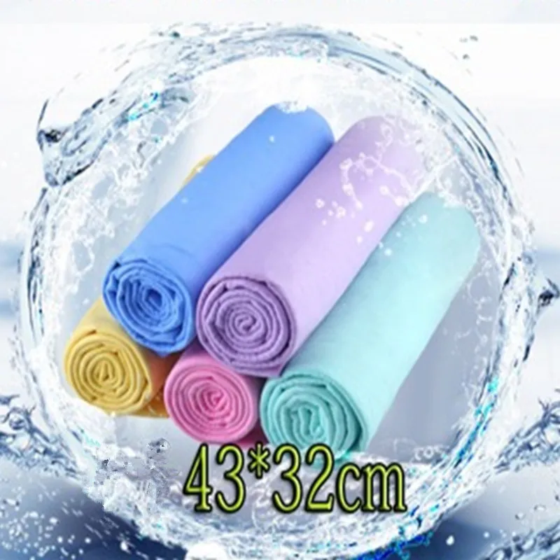 43*32 см автомобиля замша Впитывающее Автомобиля ПВА замши мыть Полотенца по