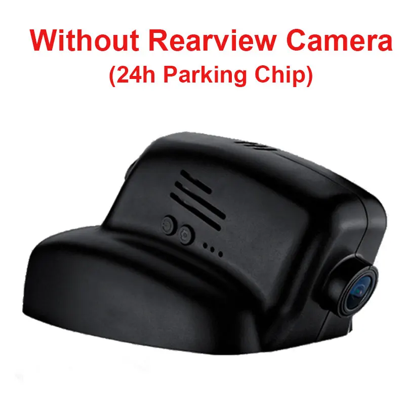 No Rear And 24h Kampacar автомобильный Wifi DVR видеорегистратор s два объектива Видео рекордер для Jaguar XF 2010 XJ XJL 2012 2013 двойная камера Авто видеорегистраторы - Название цвета: No Rear And 24h