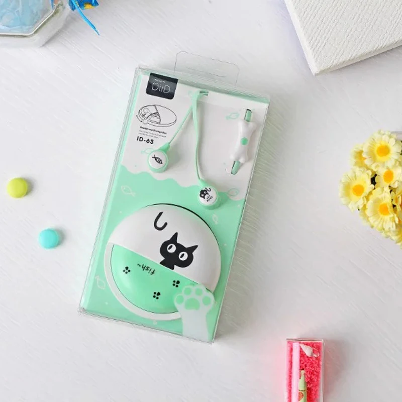 ID65 чехол для наушников с милыми мультяшками мини наушники в ухо Шумоизолирующий