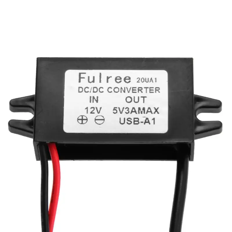 CARCHET водонепроницаемый DC 12 В до 5 В USB 3A понижающий преобразователь напряжения Регулятор модуль Fulree преобразователь Регулятор