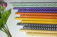 hot sale 50pcbag 23cm reusable hard plastic stripe drinking straw various colors plus 1pc straw brush free shipping