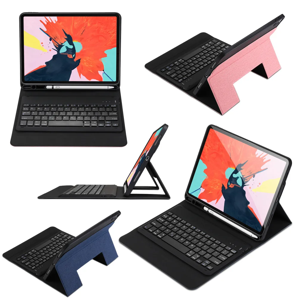 Кожаный чехол подставка для клавиатуры Apple iPad Pro 11 2018|Чехлы планшетов и