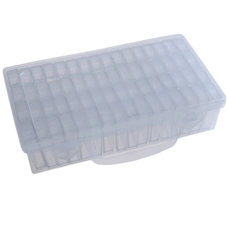 64 сетки коробка для хранения ювелирных изделий с алмазной росписью Экологичная