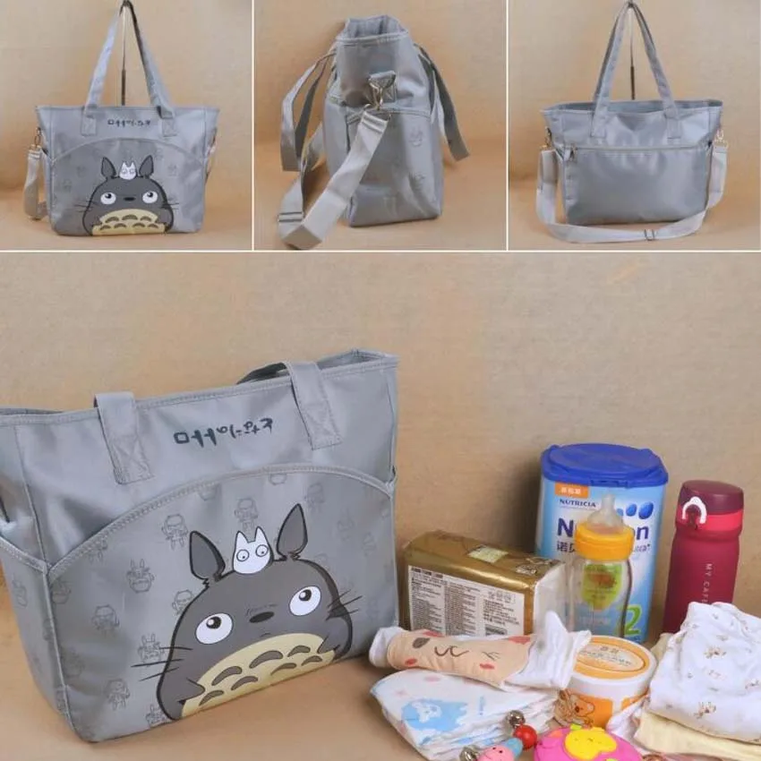 Женская дизайнерская Холщовая Сумка Totoro на плечо, сумка для покупок, Студенческая женская сумка на плечо