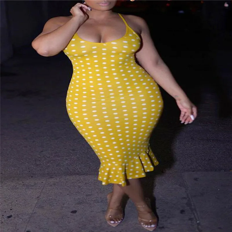 Женское платье в горошек 2019 пикантные женские платья летнее пляжное