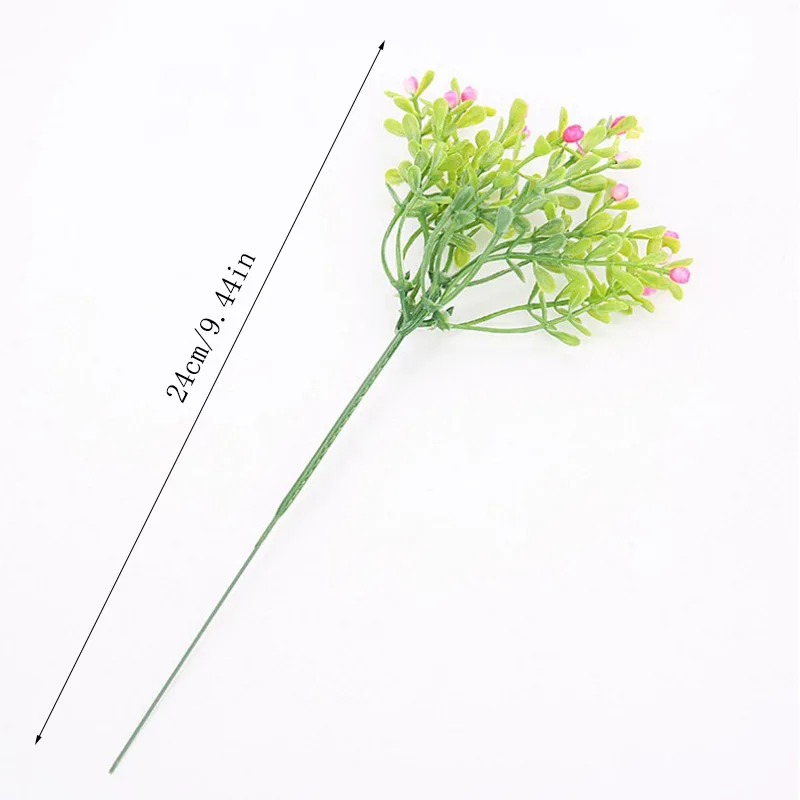 10 шт. Мини Искусственные ягоды пластиковые фруктовые цветы белые сделай сам Гипсофила Свадебный декор